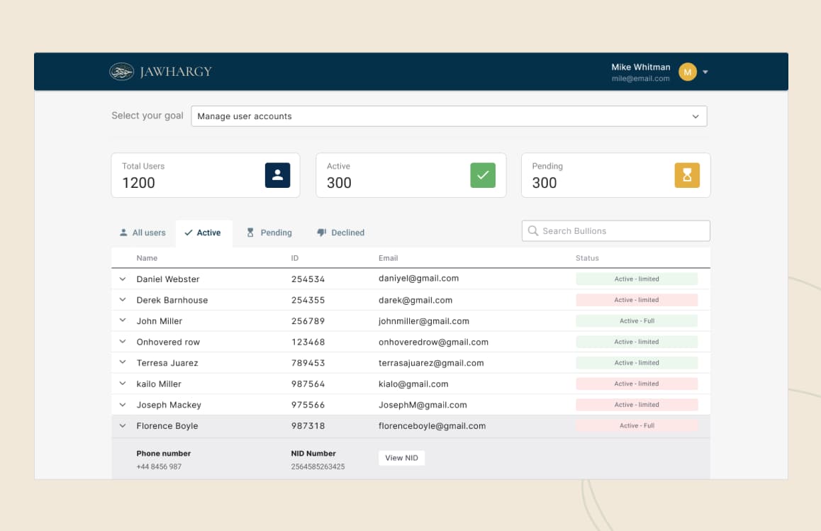 gold marketplace app solutions
